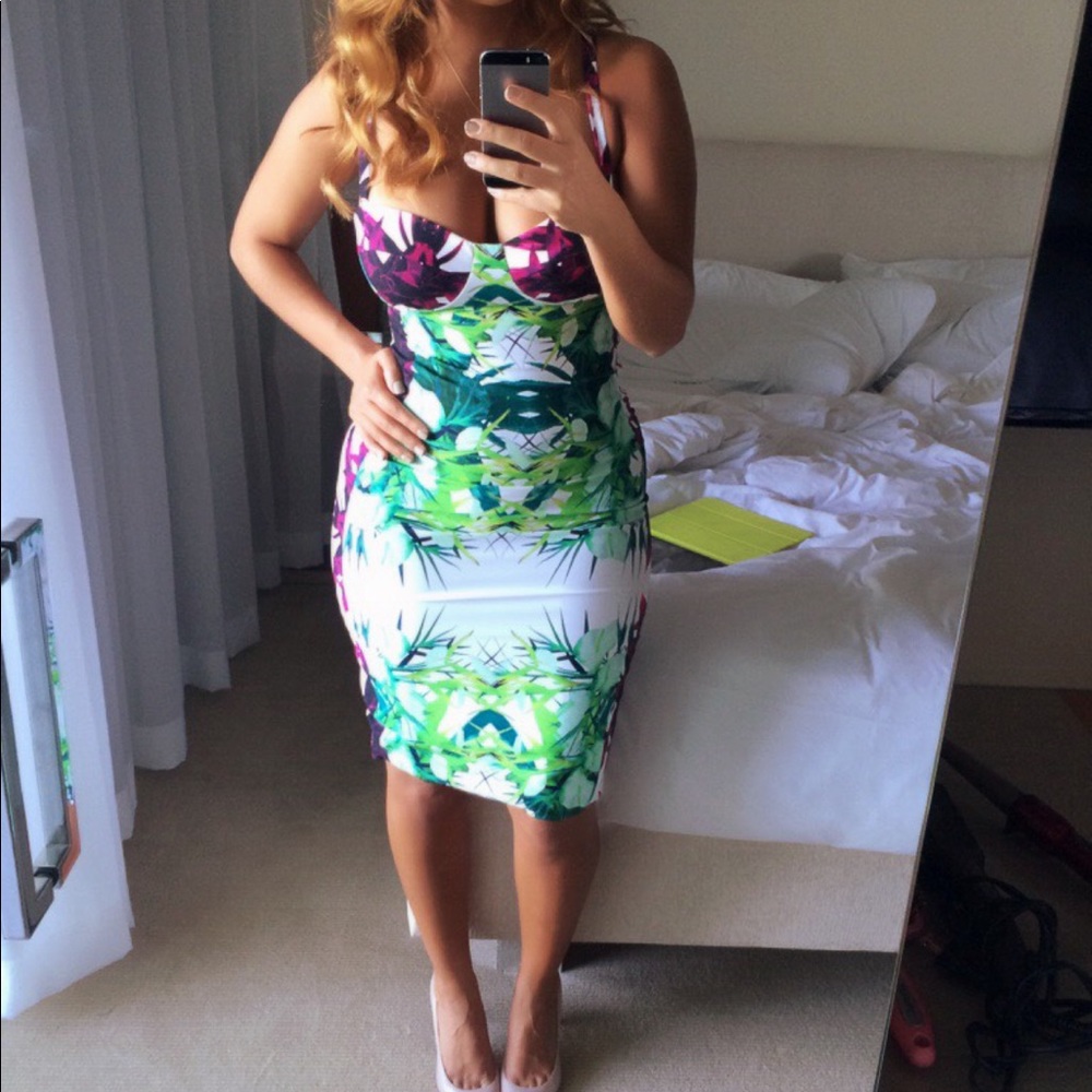 House of CB Tropical dress